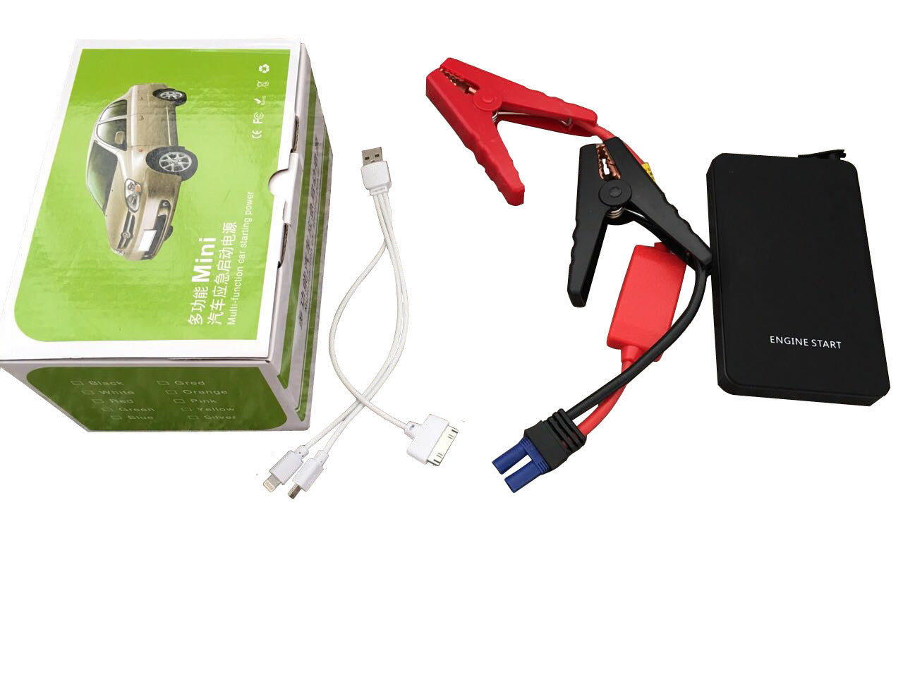 Car Emergency Jump Starter Power Bank – Portable Charging Device