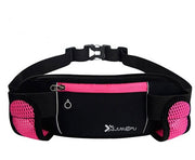Fitness Running Belt Bag – Waterproof Waist Pack with Bottle Holders