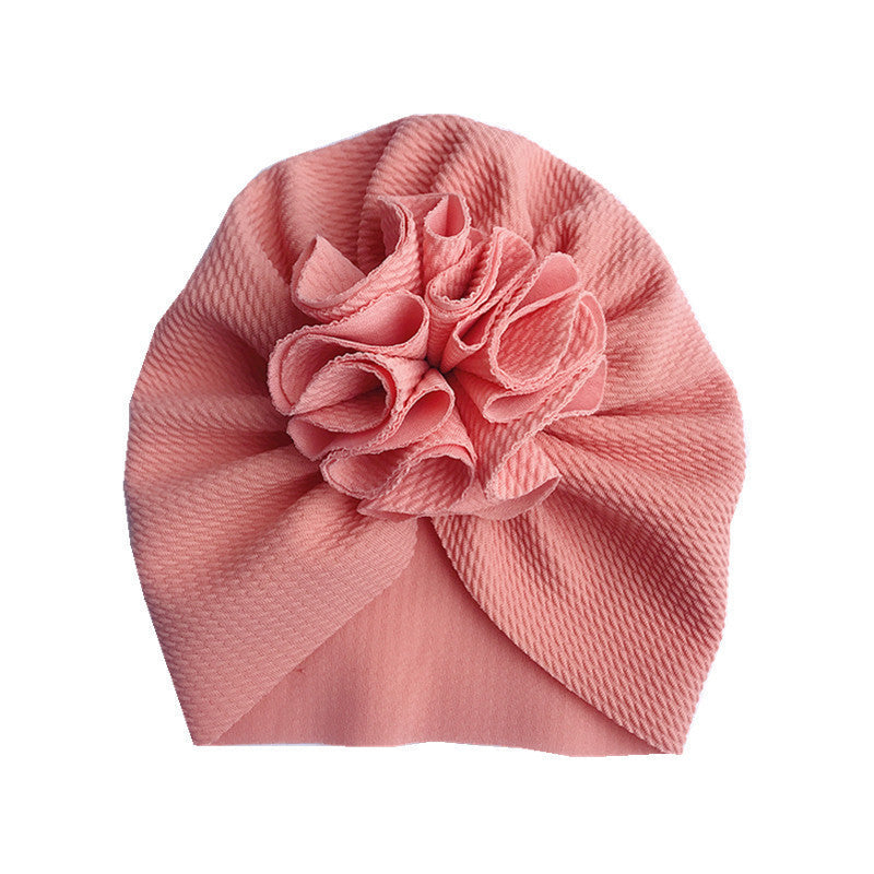 Unisex Hooded Baby Hat Cotton Twill Floral One Size