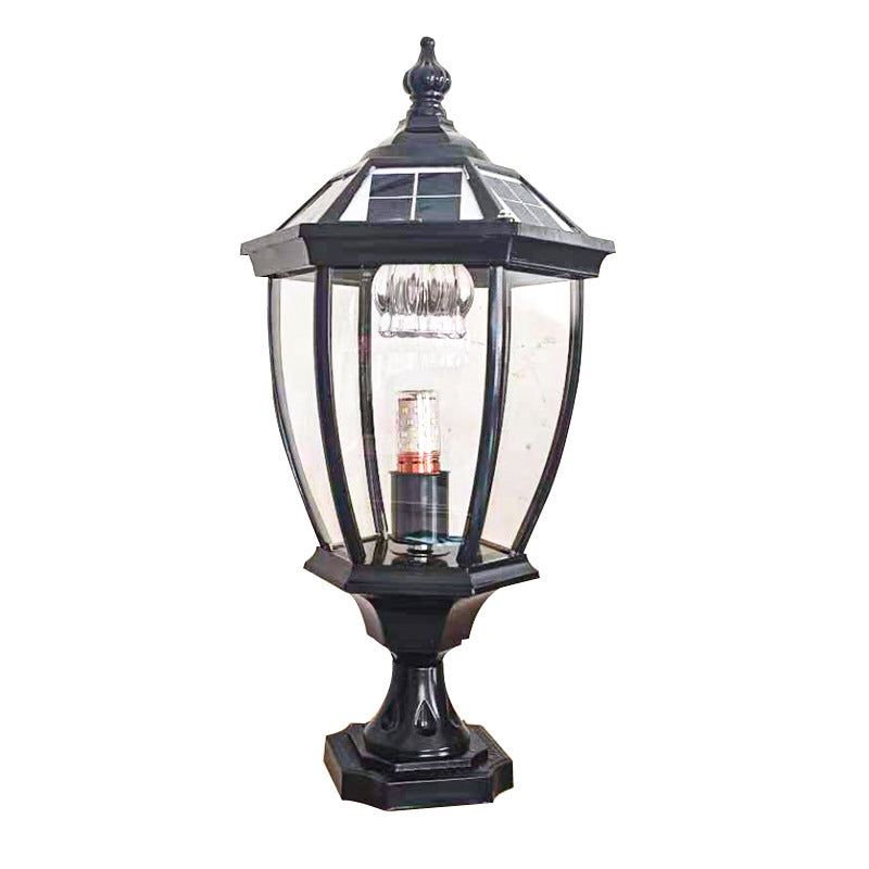 Solar Pillar Lamp Outdoor Waterproof
