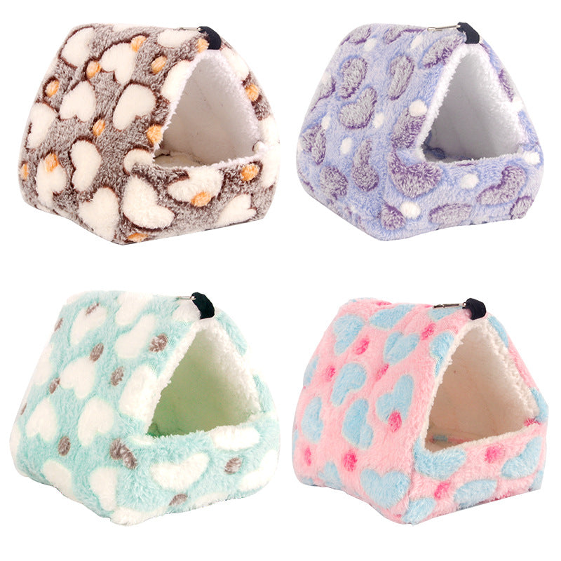 Hamster Djungarian Hamster Sugar Glider Sleeping Bag Cotton Pet Nest Warm Winter Thickened