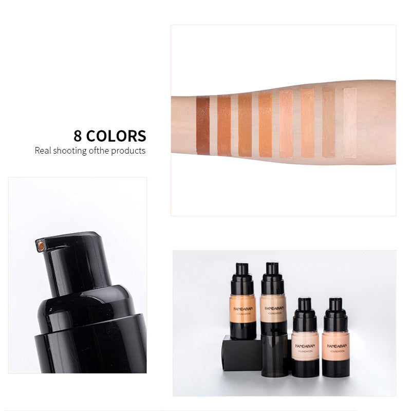 Silicone Full Coverage Liquid Foundation For Dark Skin