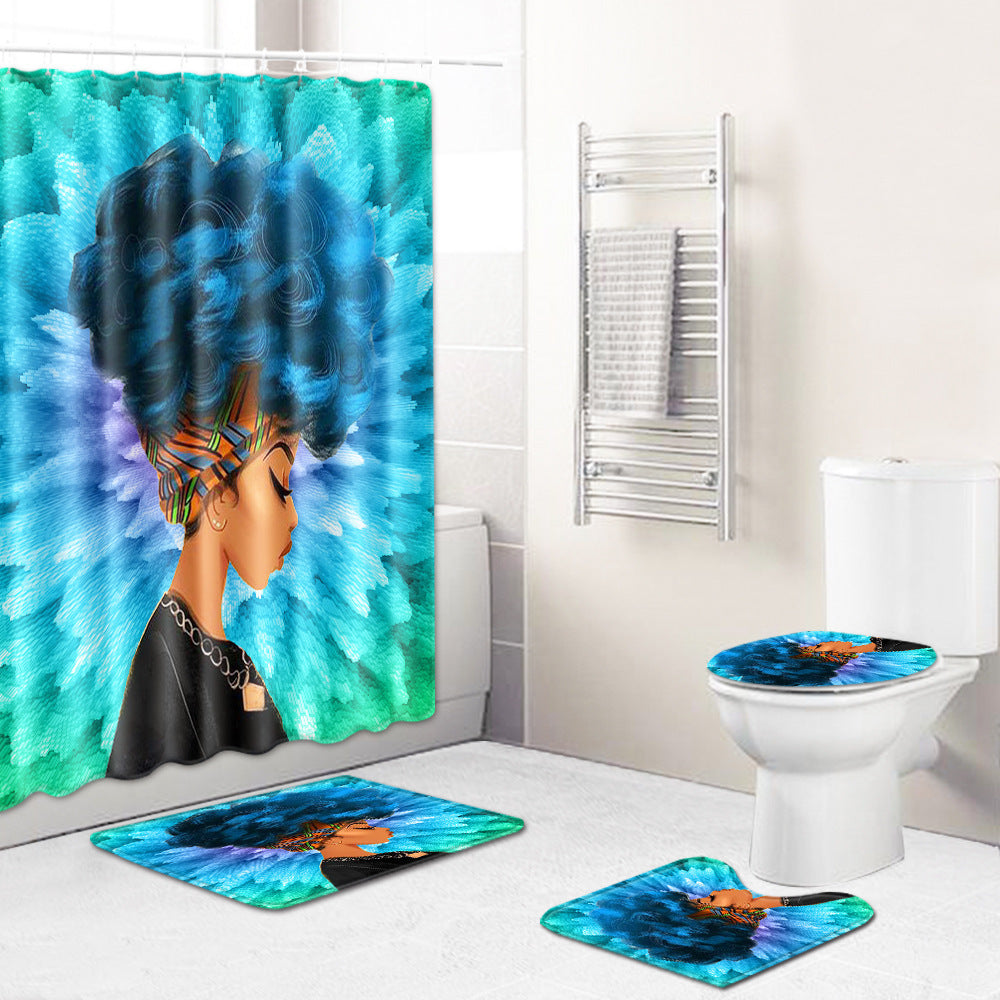 Combination Bathroom Carpet – Soft Absorbent Non-Slip Floor Mat Set for Bathroom Use