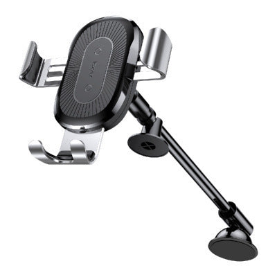 2-in-1 Gravity Wireless Car Charger Mount – 15W Qi Fast Charge Phone Holder for Vent/Dash/Windshield