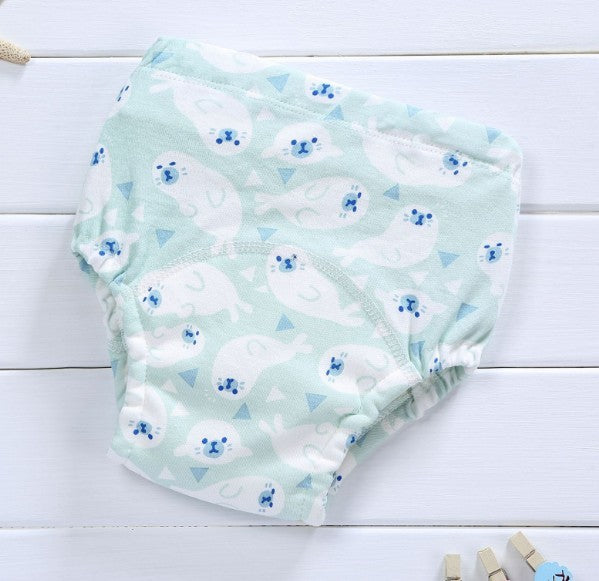 Baby Infant Toddler Cotton Training Pants – Reusable Cloth Underwear for Girls