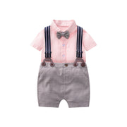 Baby Gentleman Suit – Summer Short-Sleeved Baby Clothes
