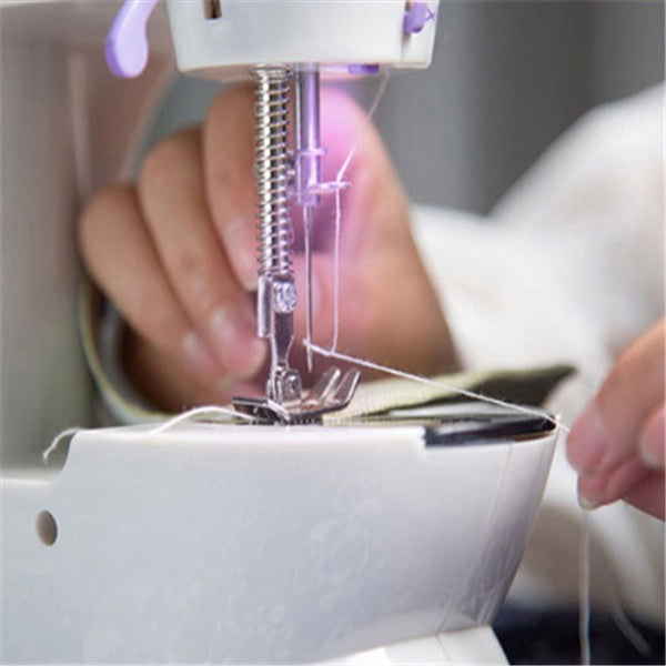 Stainless Steel Frame Mini Portable Sewing Machine Home Use