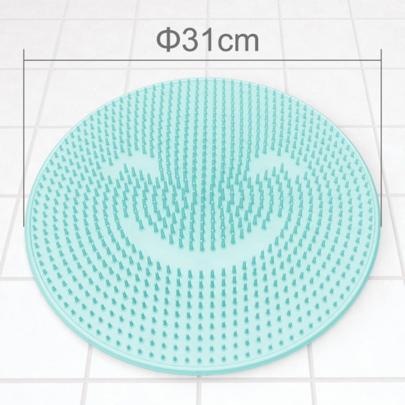 Silicone Bathroom Anti-Slip Massage Pad – Non-Slip Floor Mat with Foot Massage Design for Shower and Bath
