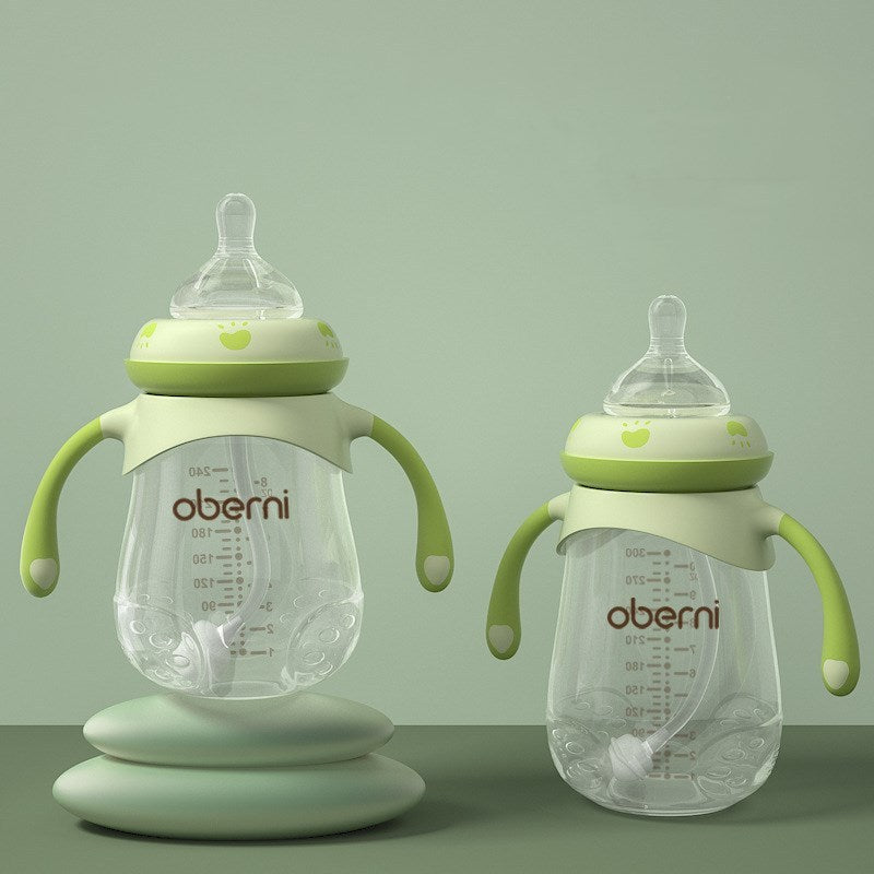 Wide Caliber Anti-Colic Baby Bottle – Spill-Resistant, Baby-Safe Feeding Bottle