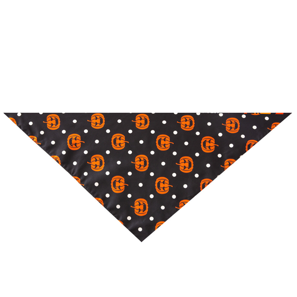Halloween Pet Bandana – Festive Saliva Towel for Dogs and Cats