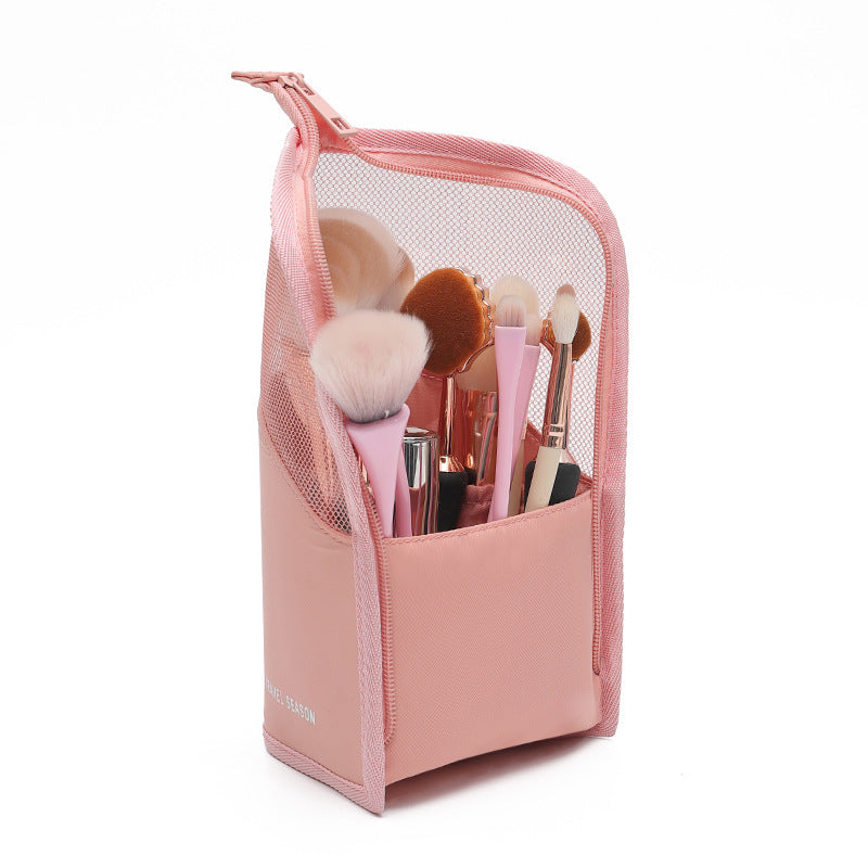Vertical Makeup Brush Storage Bag – Large Capacity Home Organizer