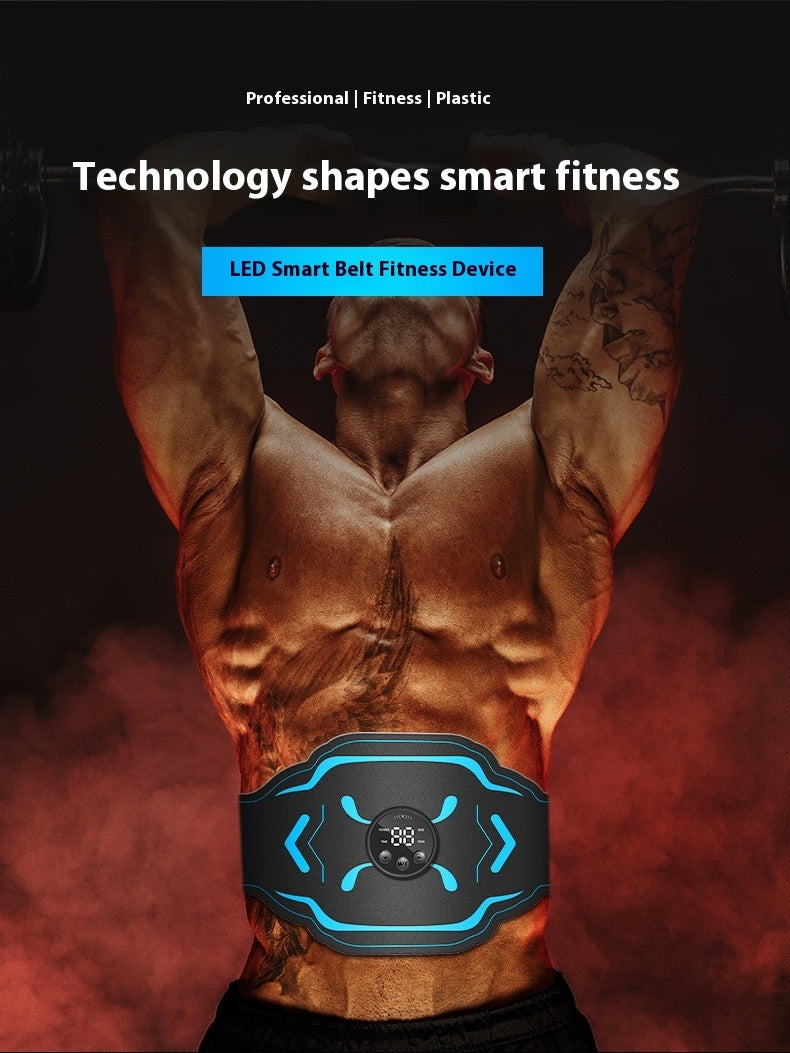 Intelligent Timed EMS Massage Belt For Lazy People To Exercise At Home