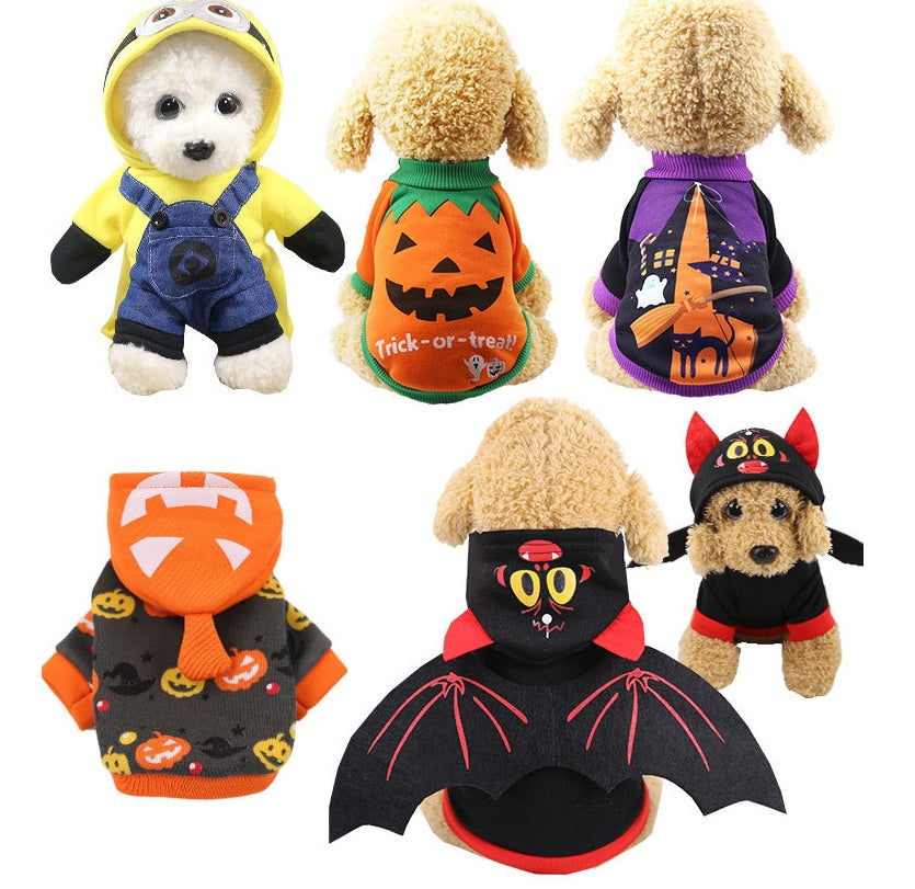 Halloween Pet Costume – Funny Dog and Cat Outfit for Party Dress-Up