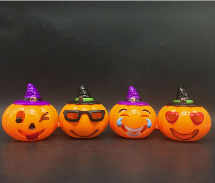 Halloween Pumpkin Lantern – Portable Light-Up Jack-O’-Lantern Decoration for Parties and Trick-or-Treat