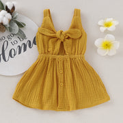 Girls Suspender Dress Cotton Regular Fit Party Wear