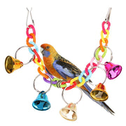 Wooden Swing and Chew Toy for Parrots and Peony Birds
