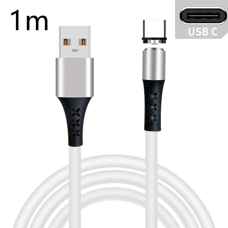 Silicone Fast Charging Mobile Phone Data Cable