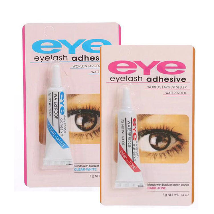 Waterproof Clear & Black Eyelash Glue – Strong Hold Strip Lash Adhesive