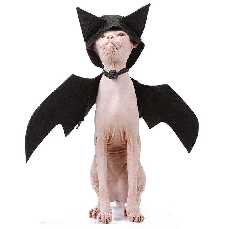 Halloween Pet Bat Wings – Funny Dog and Cat Costume Accessory