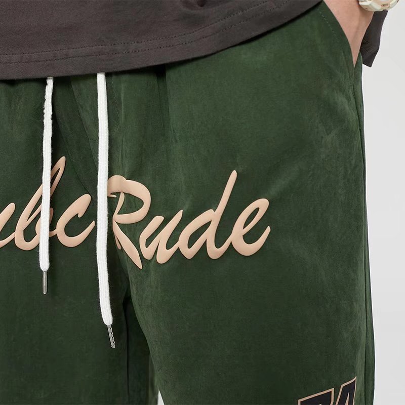 Street Hip-hop Mechanical Style Printed Sports Shorts Loose Wide Leg Leisure Middle Pants Summer Plus Size Men's Clothing
