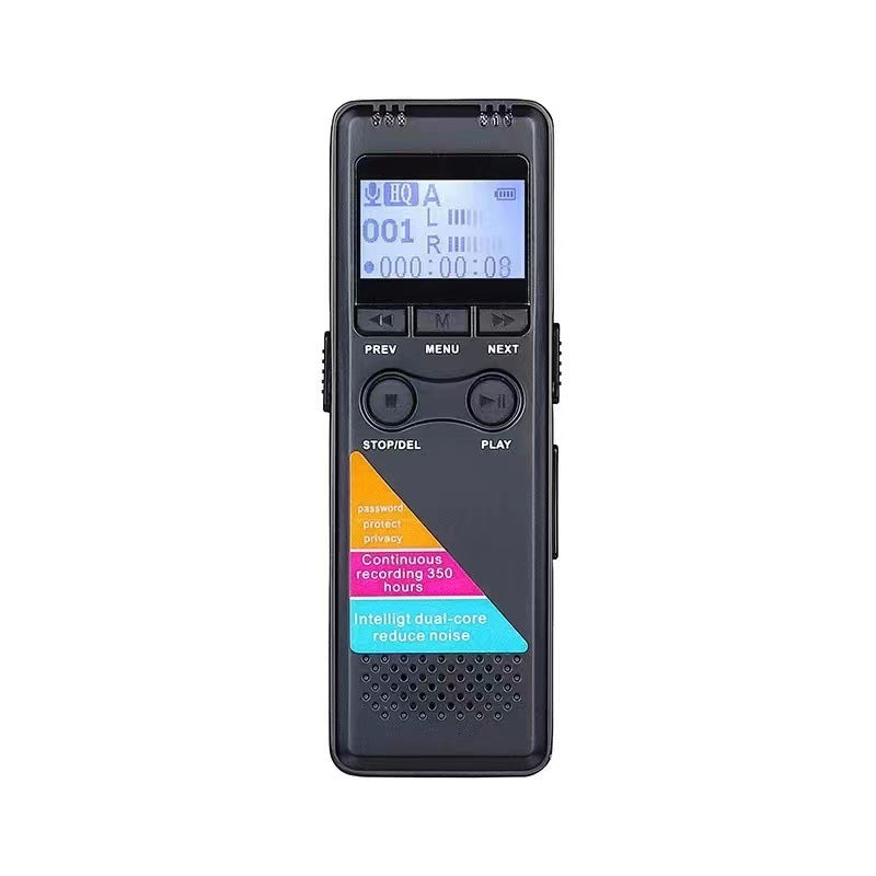 English HD Noise Reduction Digital Recording Pen MP3 Player Large Capacity Portable Smart Recorder