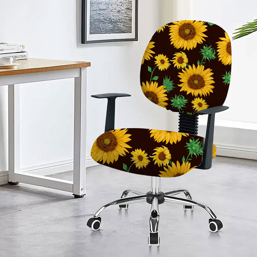 Universal Elastic Polyester Office Computer Chair Armrest Cover