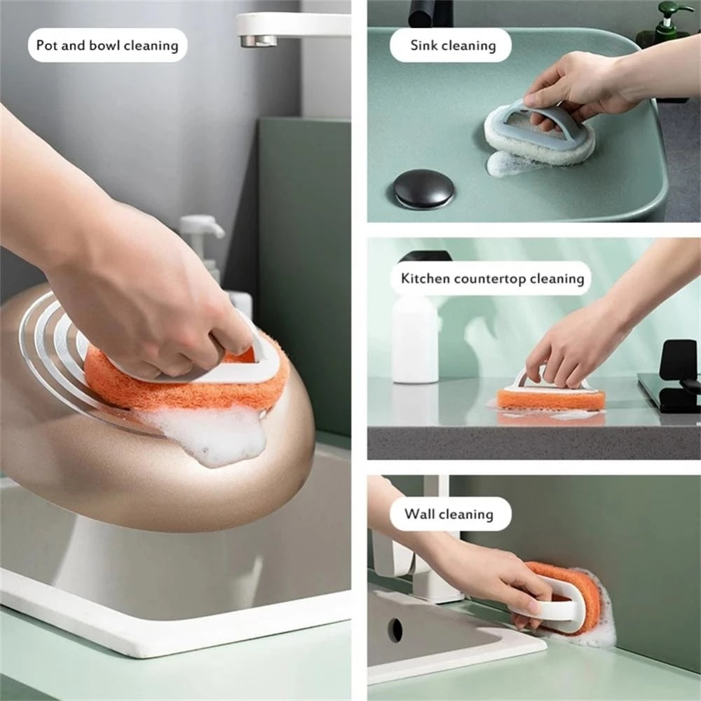 Multipurpose Kitchen Sponge Cleaning Cloth - Durable & Effective Decontamination Brush
