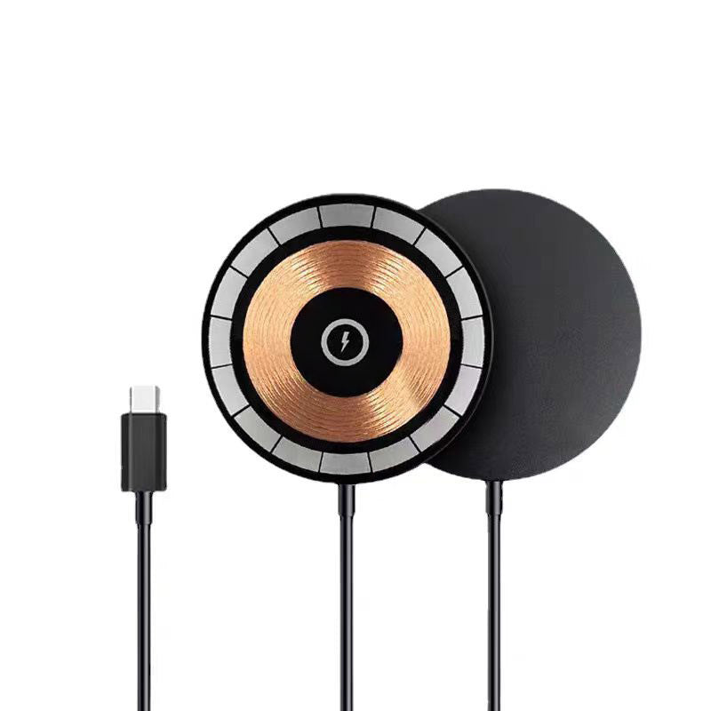 15W Magnetic Wireless Charger – MagSafe-Compatible Qi Fast Charge for iPhone 12–16