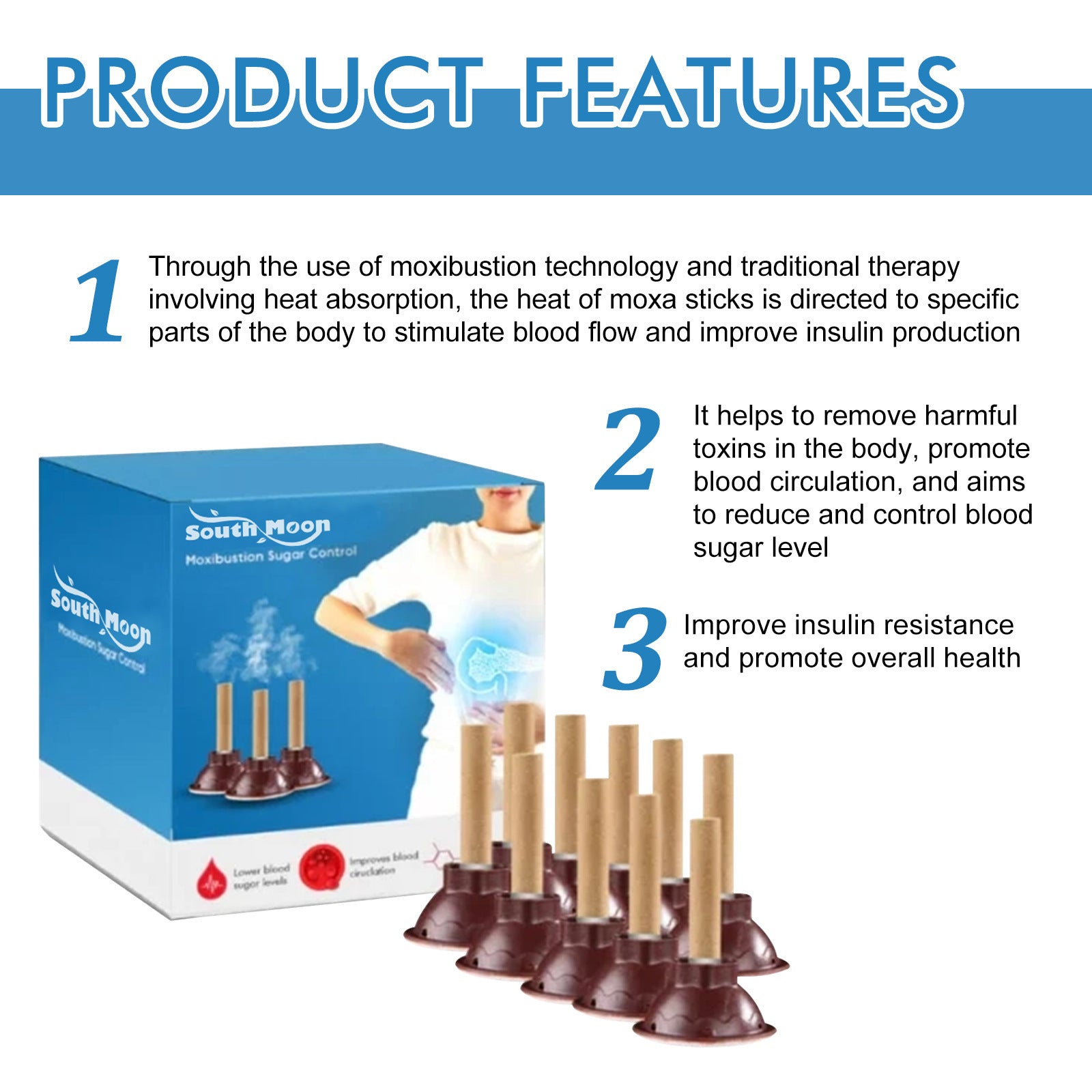 Middle-aged And Elderly Health Care Moxa-moxibustion Stick Relieve Physical Discomfort