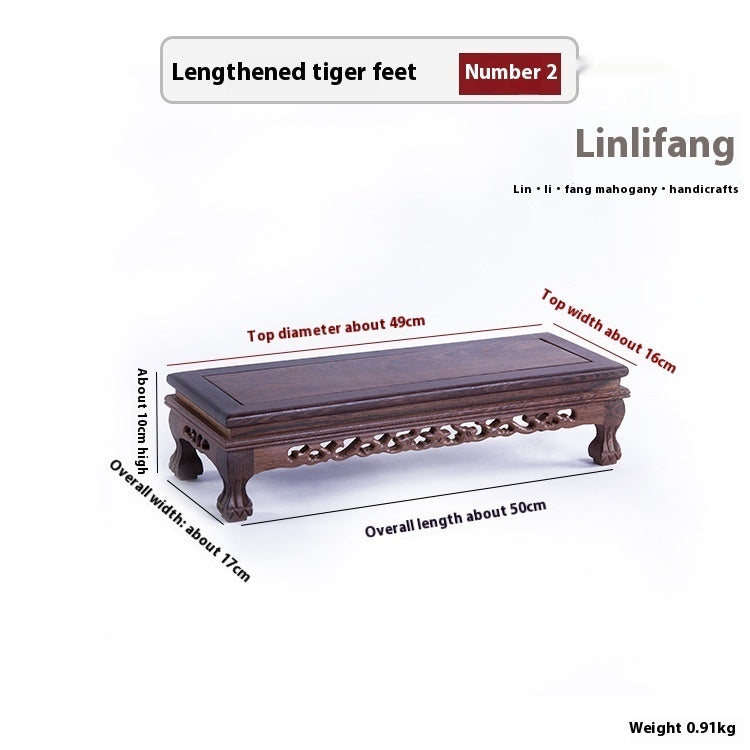 Door Frame Decoration Base Home Carving Solid Wood Crafts Bracket