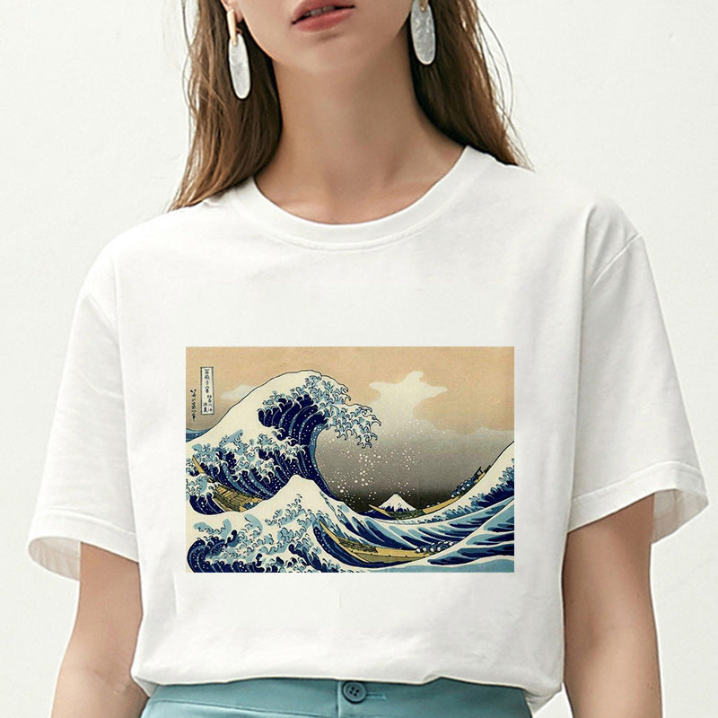 Girls' Printed Short-Sleeved T-Shirt – Fun & Comfy Casual Wear