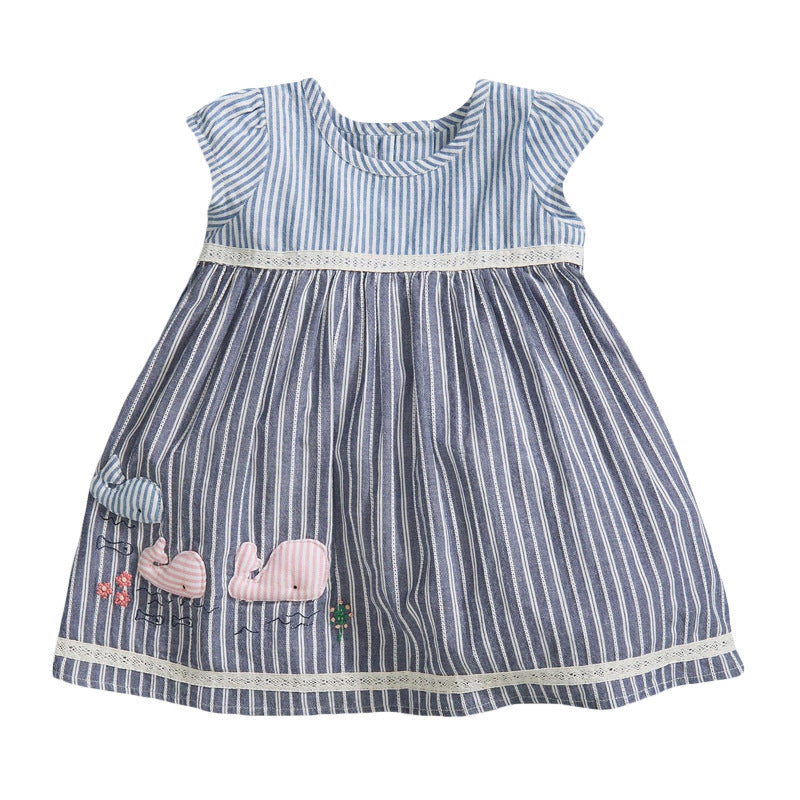 Woven Sleeveless Girls’ Dress – Summer Casual Toddler Outfit