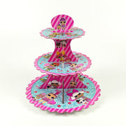 Cartoon Doll Birthday Theme Cake Stand