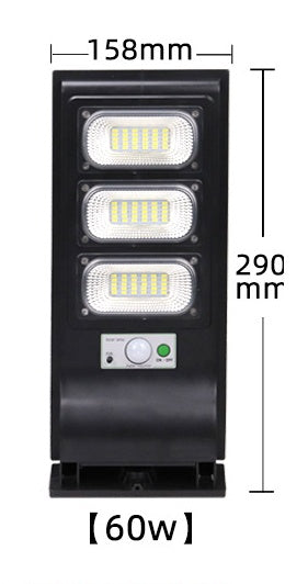Solar Garden LED Lamp ABS Anti UV Engineering Plastic