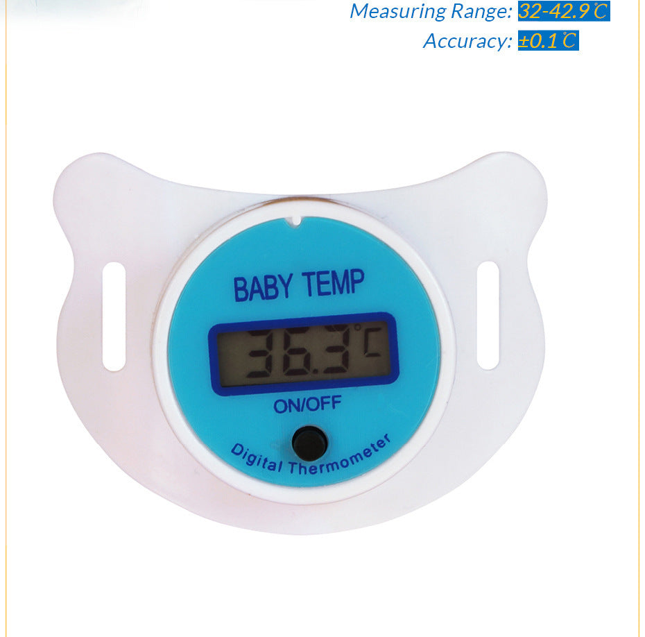 Baby Pacifier Digital Thermometer – Safe, Fast, Fever Alert