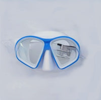 166 Blue Frame White