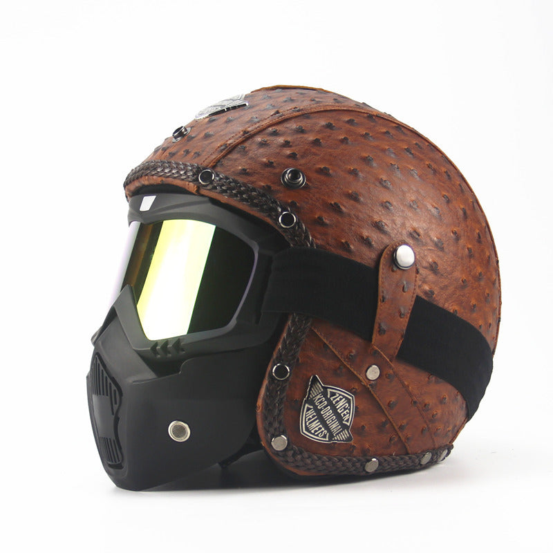 Handmade Four Seasons Retro Halley Helmet