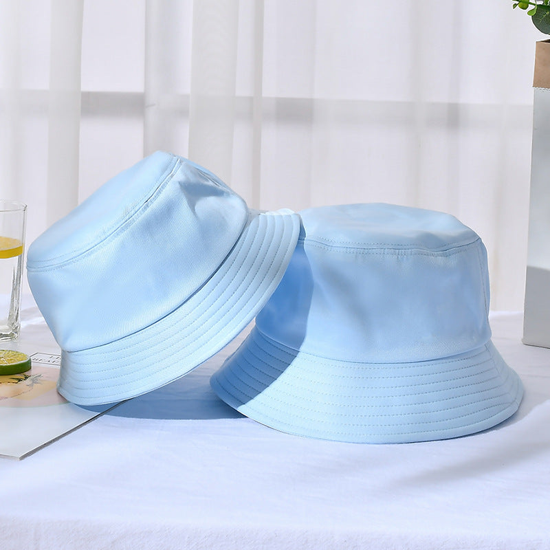 Solid color fisherman hat