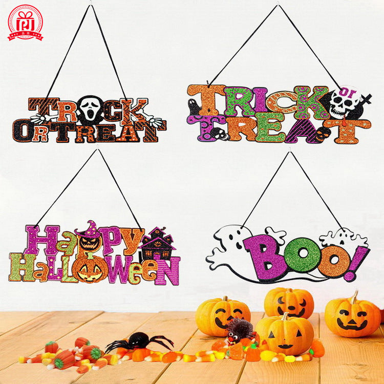 Halloween Glitter Decoration Props – Sparkly Party Ornaments for Haunted House and Holiday Displays