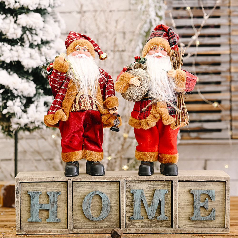 Standing Santa Claus Doll Christmas Decoration