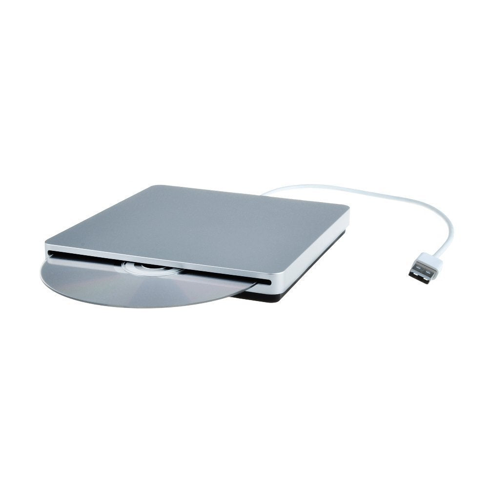 CD-RW Burner External Drive – Compatible with MacOS & Windows