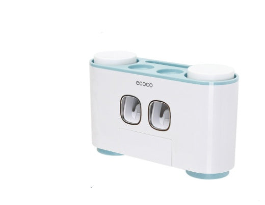 Toothpaste & Toothbrush Holder with Storage Box – Bathroom Organizer