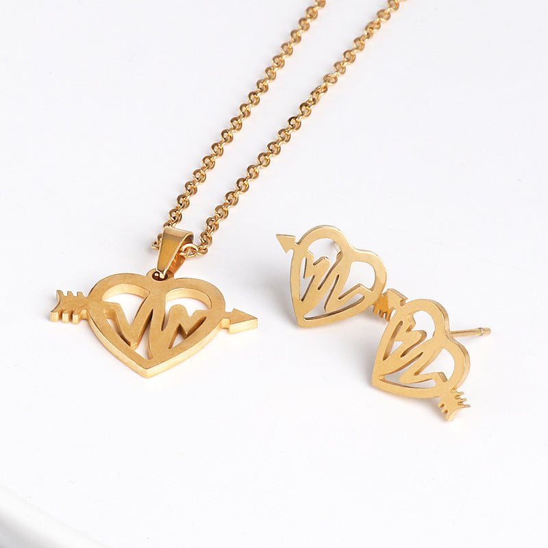 Titanium steel jewelry sweater chain neck chain