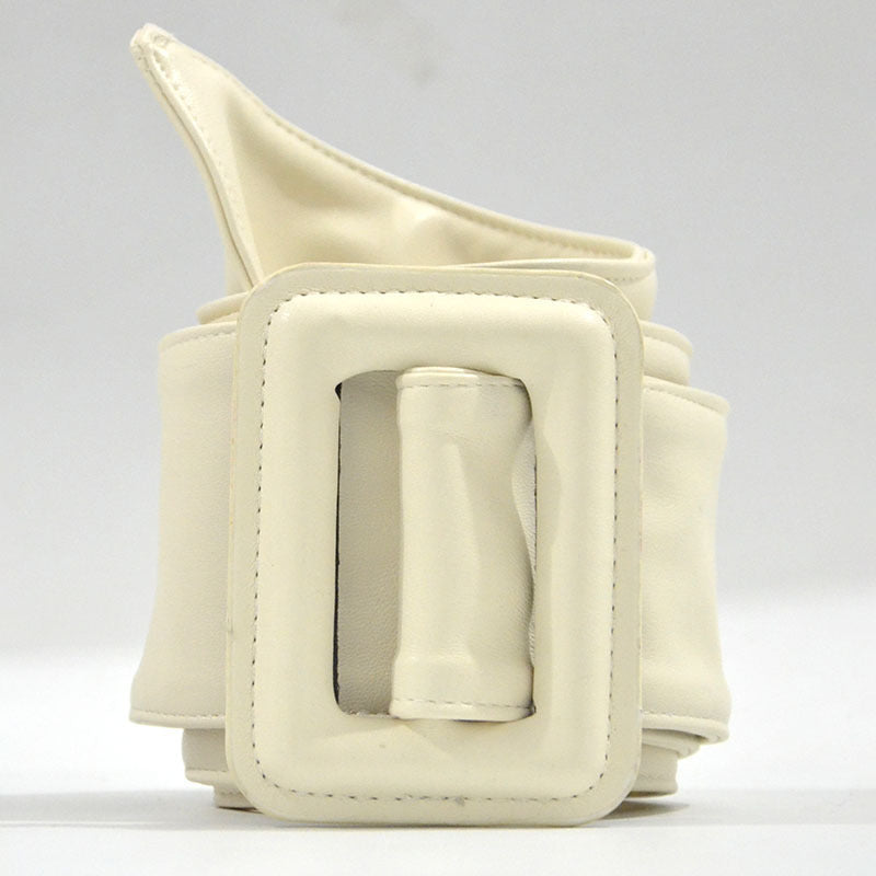 Women's Sheepskin Wide Belt