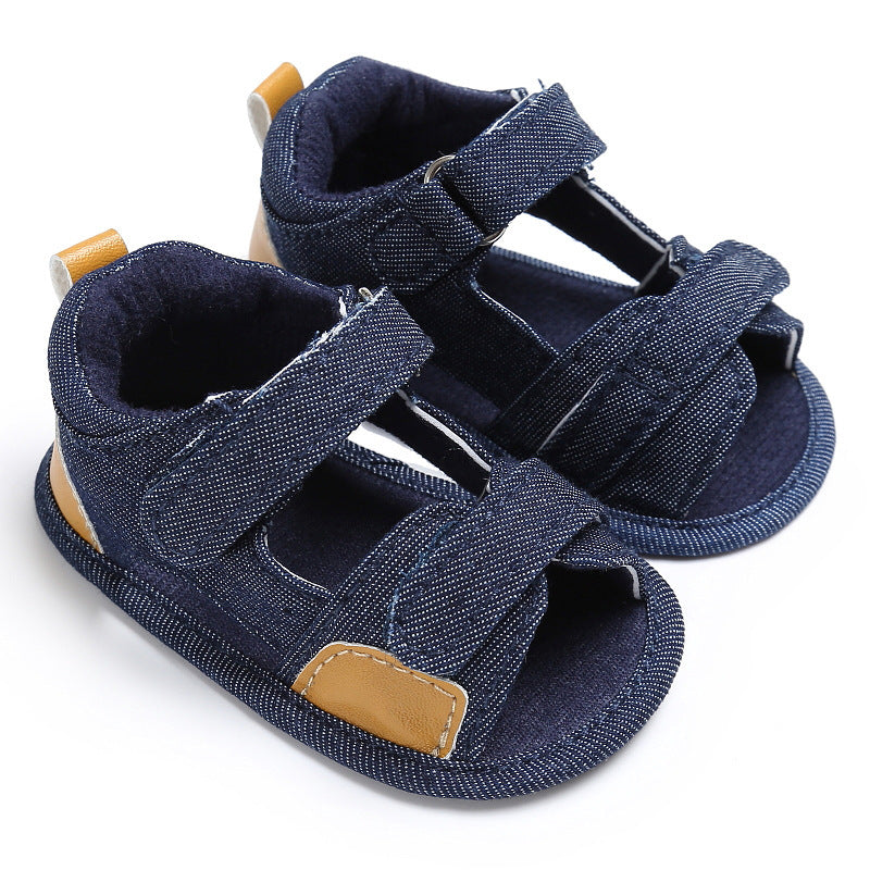 Denim Baby Velcro Sandals – Toddler Shoes