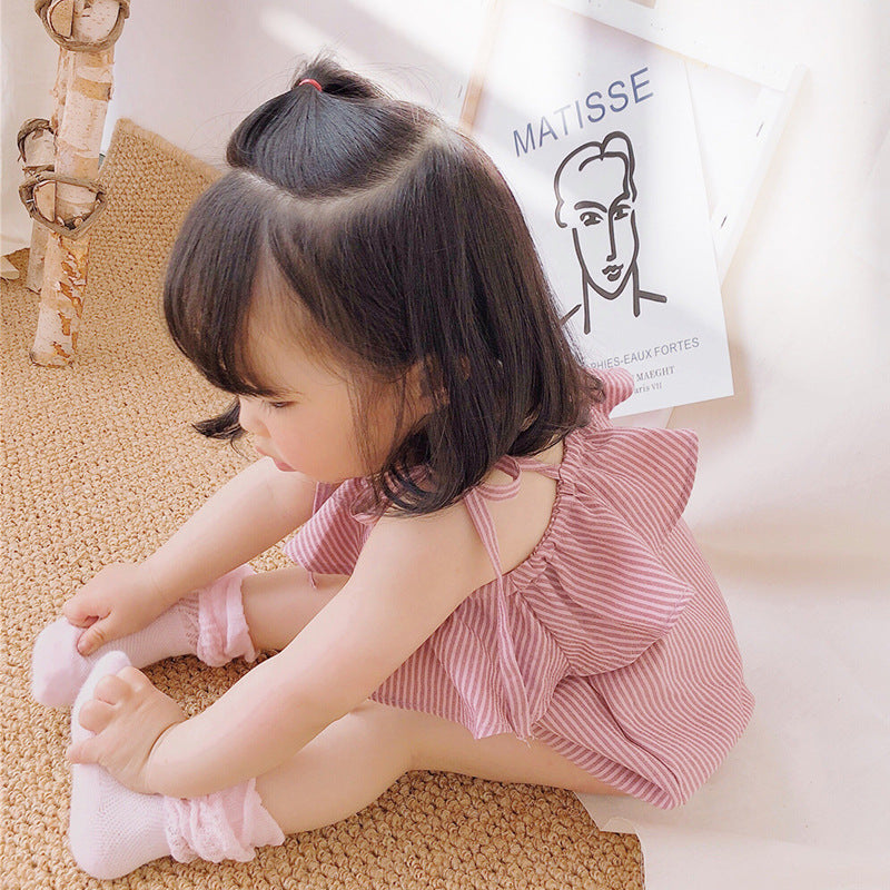 Baby Jumpsuit Female Summer Newborn Hanging