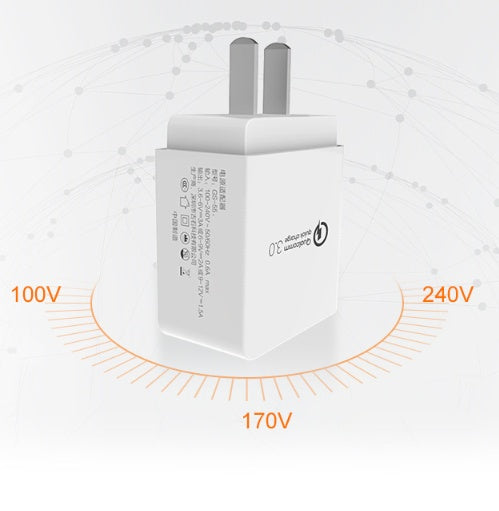 Fast Charge USB-C Charger – 20W PD Wall Adapter for iPhone & Android