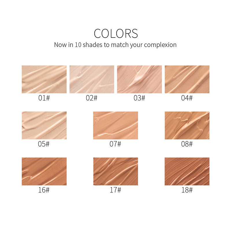 Silicone Based Concealer Foundation Long Wear Formula
