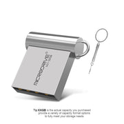 Mini Metal USB Flash Drive – High-Speed USB 3.2, Waterproof Keychain (128GB–1TB)