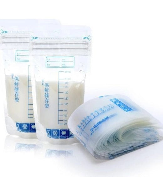 30-Piece Breast Milk Storage Bags – 250ml BPA-Free Freezer-Safe Baby Feeding Bags